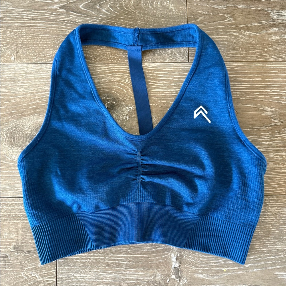 Oner Active Classic Seamless 2.0 V-Neck Bralette Blue
